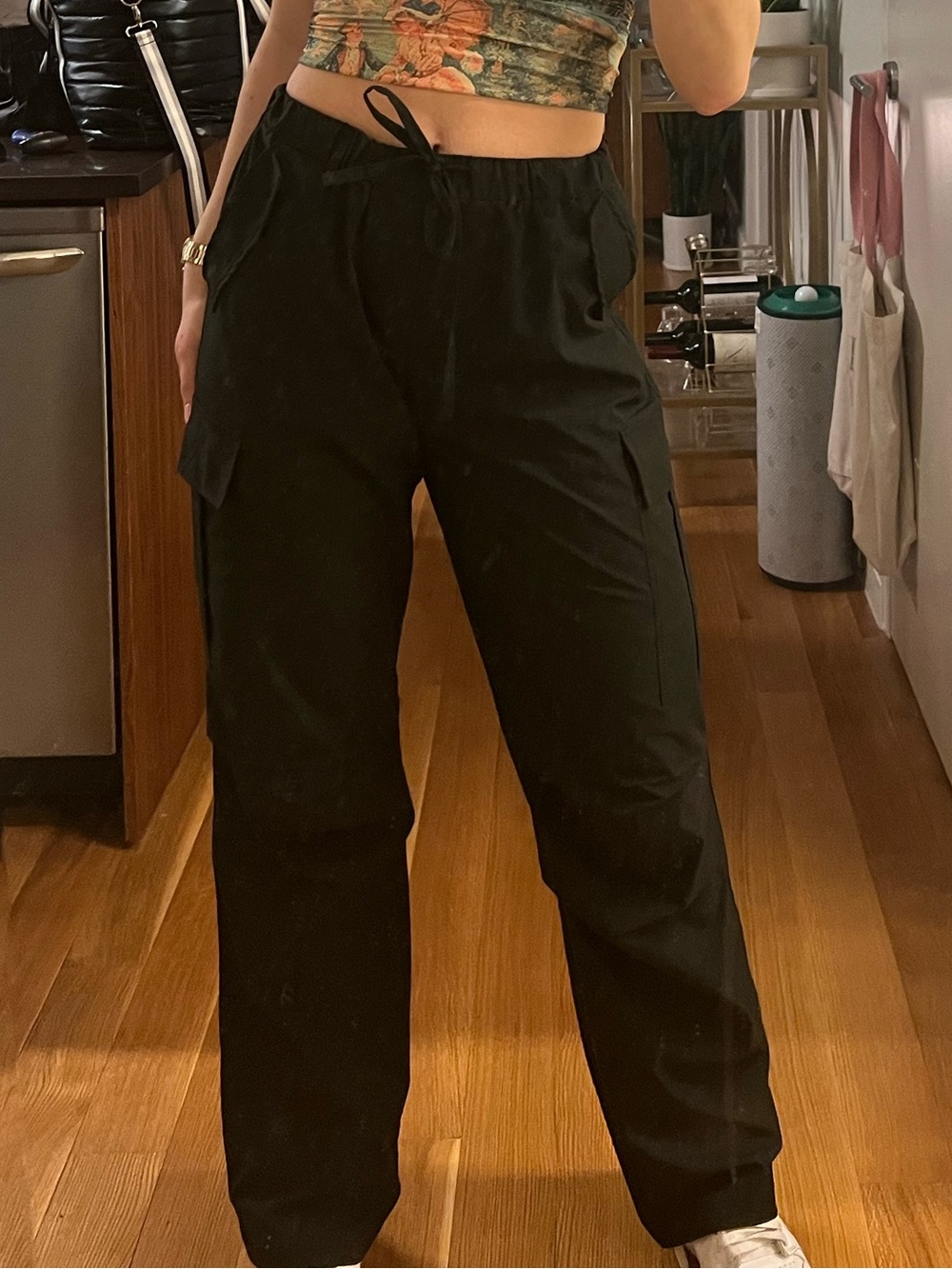Black Cargo Pants